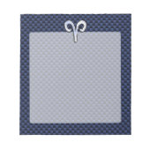Bloc-note Panneau Zodiac Silver Aries Bleu Carbone Fibres Im (Devant)