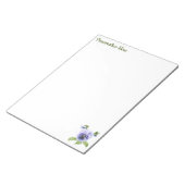 Bloc-note Pansies violettes (Incliné)