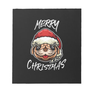 Bloc-note Pantalon de Noël drôle pour chien Cadeau pour les