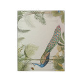 Bloc-note Paon avec papillons  (Tourné)