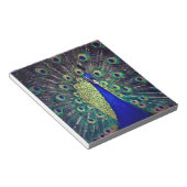Bloc-note Paon bleu cobalt (Incliné)