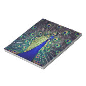 Bloc-note Paon bleu cobalt (Tourné)