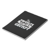 Bloc-note Papa Cadeau Mes Favoris Les Gens M'Appelent Grumpy (Tourné)