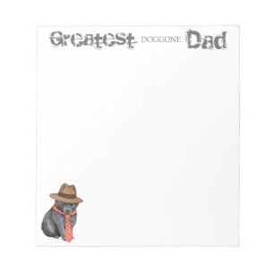 Bloc-note Papa de Schipperke