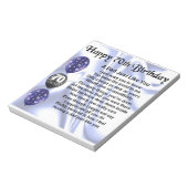 Bloc-note Papa Poem 70e anniversaire (Tourné)