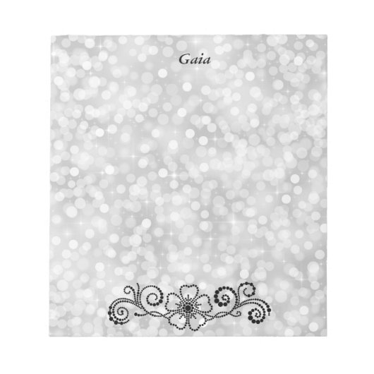 Bloc-note Papeterie Black Pearl (Devant)