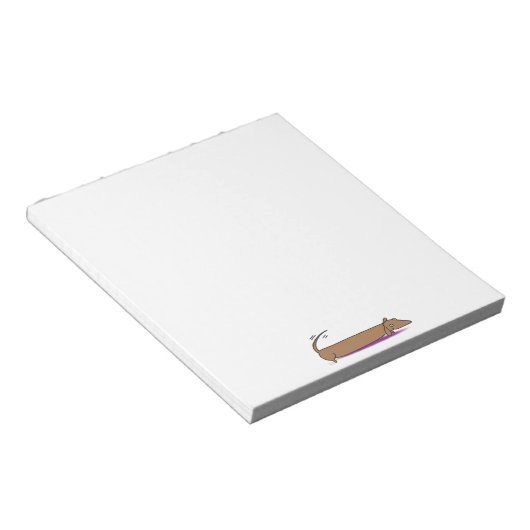 Bloc-note Papeterie Dachshund (Incliné)