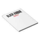 Bloc-note Papeterie de la Station de l'Amant de l'Horreur No (Incliné)