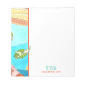 Bloc-note Papeterie de tortue de mer (Devant)