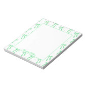 Bloc-note Papeterie Féminine Esthétique Ruban Vert Doux Mon (Tourné)