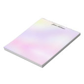 Bloc-note Papeterie pastel violet et rose (Tourné)