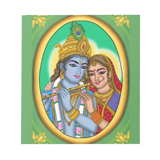Bloc-note Papeterie Radha Krishna (Devant)