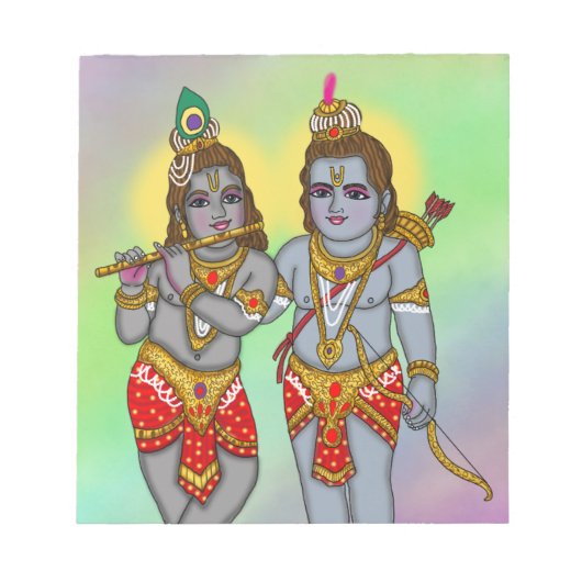 Bloc-note Papeterie Ram & Krishna (Devant)