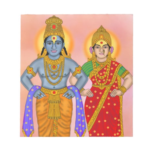 Bloc-note Papeterie Vitthal Rukmini (Devant)