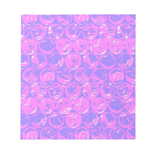 Bloc-note Papier à bulle d'art pop (Devant)