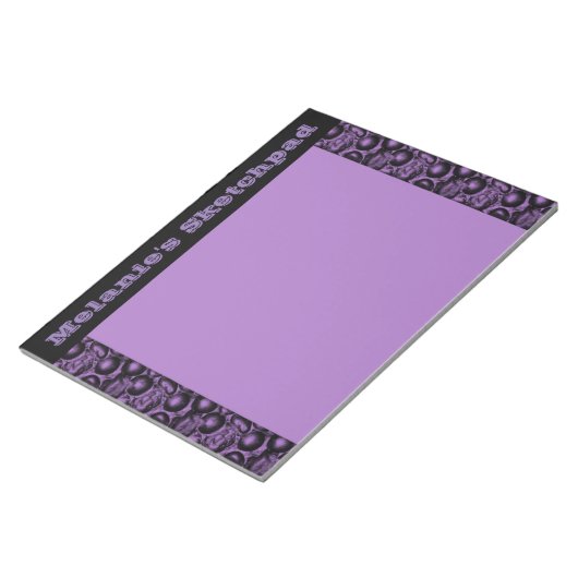 Bloc-note Papier à croquis en verre violet (Incliné)