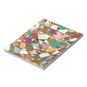 Bloc-note Papier à graisse à huile or couleur Abstraite (Tourné)