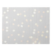Bloc-note Papier à lettres Bokeh Lights Cahier ligné (Devant)