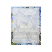 Bloc-note Papier à lettres Hydrangea 21,59 cm x 27,94 cm Blo (Tourné)