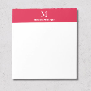 Bloc-note Papier à lettres personnalisé avec monogramme de l