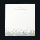 Bloc-note Papier à lettres personnalisé Confetti<br><div class="desc">Plus de jolis Notepads dans le Little Bayleigh Store!</div>