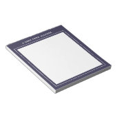 Bloc-note Papier à lettres personnalisées moderne Nom person (Incliné)