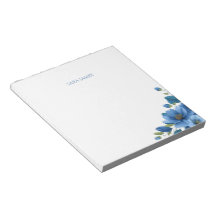 Papier à lettres personnel élégant à motif floral