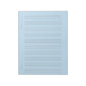 Bloc-note Papier à musique – Partition imprimable (Tourné)