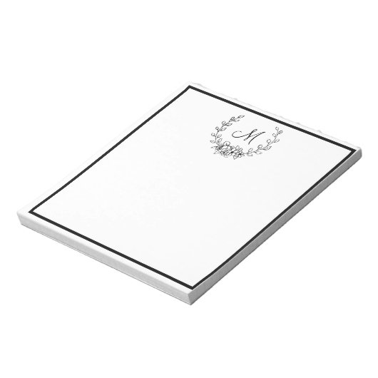 Bloc-note Papier à notes monogrammes (Tourné)