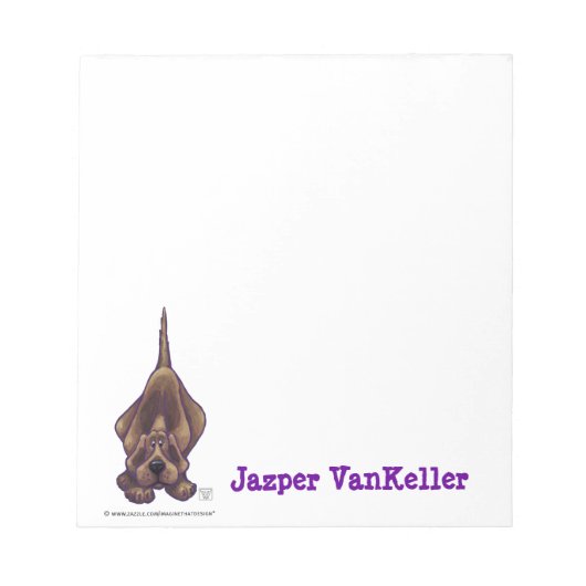 Bloc-note Papier à papier pour chien (Devant)