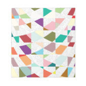 Bloc-note Papier à rebut damassé couleur Abstraite (Devant)