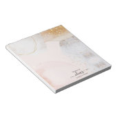 Bloc-note Papier abstrait rose vif moderne (Incliné)