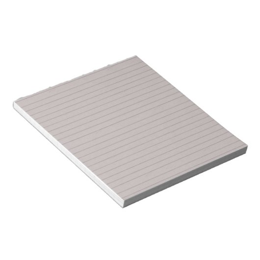 Bloc-note papier beige doublé. (Incliné)