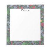 Bloc-note Papier Berries Papillons Souci Œillets (Devant)