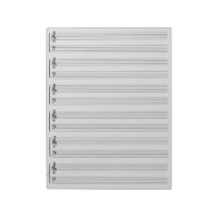 Papier de feuille de musique gris clair
