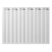 Bloc-note Papier de feuille de musique gris clair (Devant)