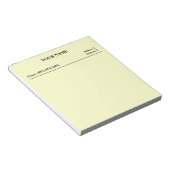 Bloc-note Papier de notes Office (blanc) (Incliné)