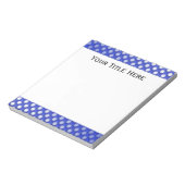 Bloc-note Papier de poche bleu Polka Jelly (Tourné)