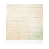 Bloc-note Papier d'écriture linéaire (Devant)