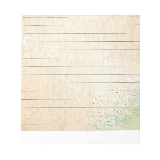 Bloc-note Papier d'écriture linéaire (Devant)