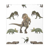 Bloc-note Papier Dinosaure (Devant)