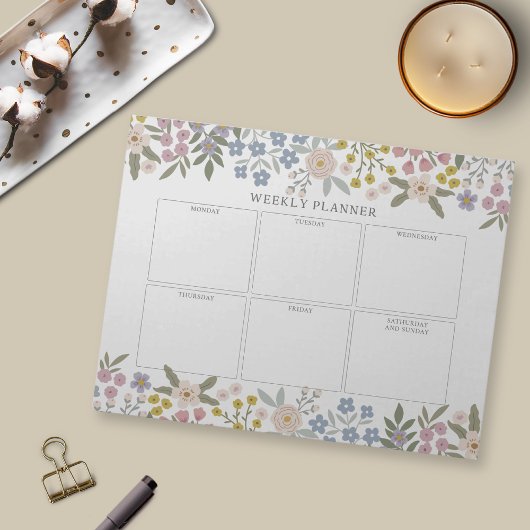 Bloc-note Papier floral Tearaway