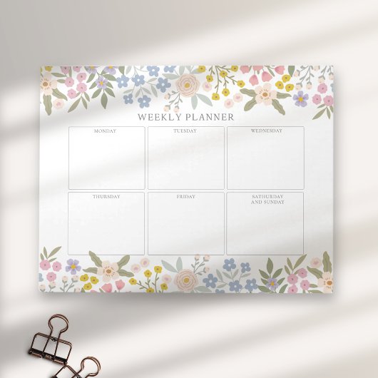Bloc-note Papier floral Tearaway
