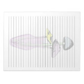 Bloc-note Papier grand format - Champignons pastel en Vase B (Devant)