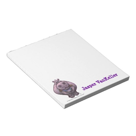 Bloc-note Papier Hippopotamus (Incliné)