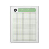 Bloc-note Papier imprimable Feuilles de graphiques en ingéni (Tourné)