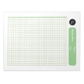 Bloc-note Papier imprimable Feuilles de graphiques en ingéni (Devant)