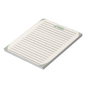 Bloc-note Papier ligné pour enseignant Clean Green depuis le (Tourné)