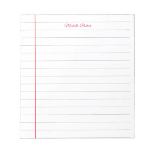 Bloc-note Papier Linn Professionnel Plat Minimaliste Moderne