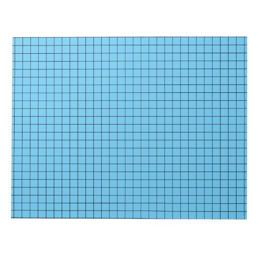 Bloc-note Papier Millimétré Grand Format Bleu (Devant)